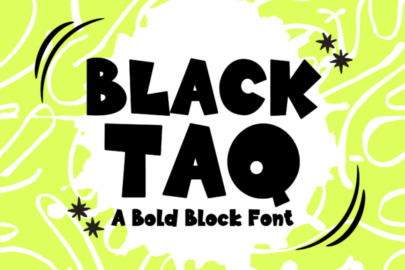 Blacktaq: The Bold Block Font That Makes Sales Pop Without the Clutter