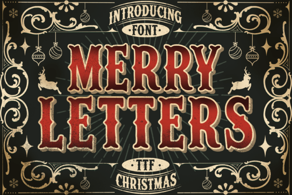 Bringing Holiday Nostalgia to Life: The Art and Utility of the Merry Letters Font