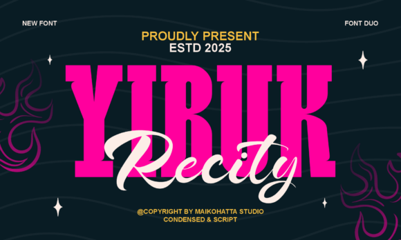 Evaluating the Yibuk Recity Duo for Typography Projects