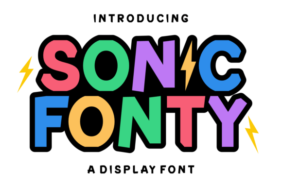 Exploring the Playful Impact of Sonic Fonty in Modern Design