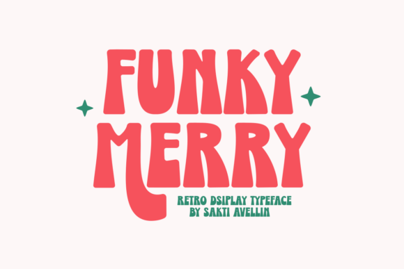 Funky Merry: A Bold Retro Display Font