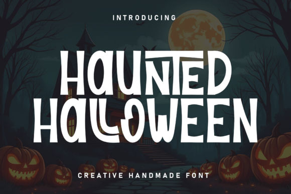 Haunted Halloween: A Whimsical Handwritten Display Font