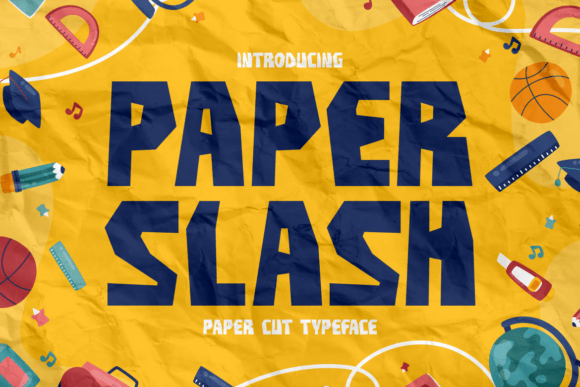 Introducing Paper Slash: The Handcrafted Typeface Redefining Playful Design
