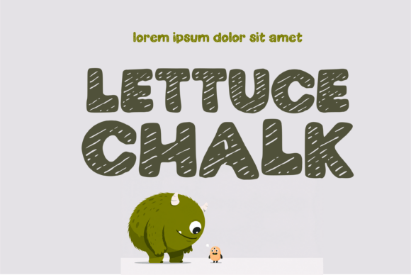 Lettuce Chalk: The Bold Handwritten Font That Brings Personality to Your Designs