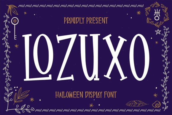 Lozuxo: The Playful Halloween Font Redefining Spooky Branding
