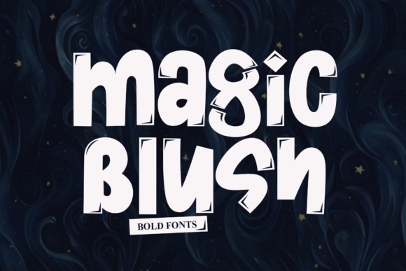 Magic Blush: A Playful Font for Creative Expression
