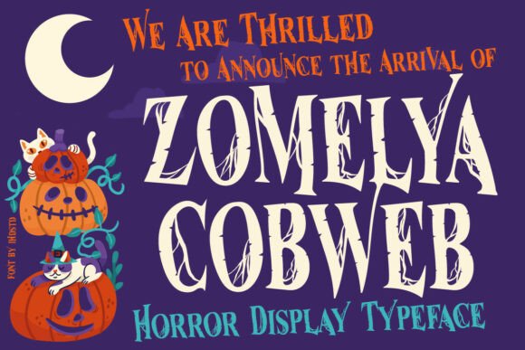 Mastering the Macabre: How Zomelya Cobweb Redefines Horror Display Typography
