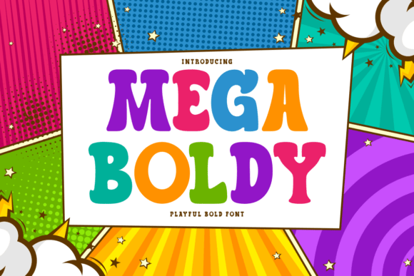 Mega Boldy: The Playful Bold Font for Dynamic Visual Storytelling