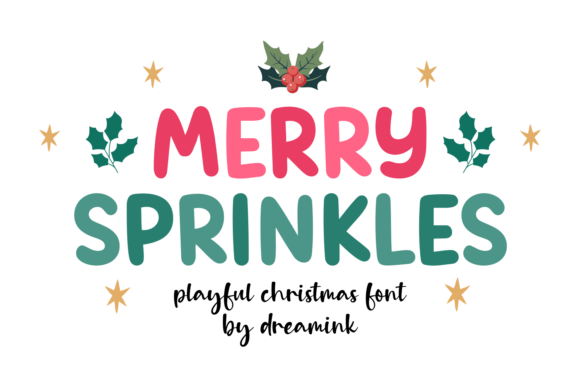Merry Sprinkles: A Festive Font for Holiday Designs