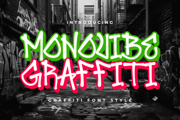 Monovibe Graffiti: Bold Street Art Typography