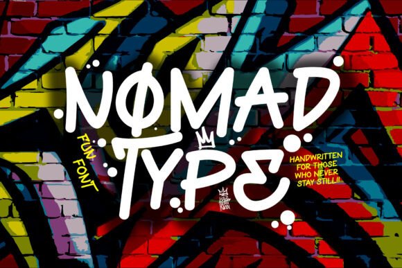 Nomad Type: The Audacious Handwritten Display Font for Modern Creators