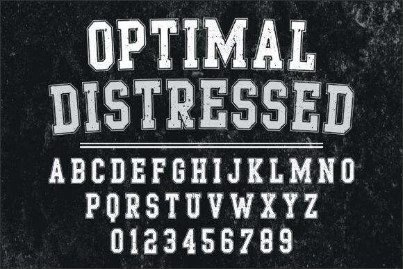 Optimal Distressed: The Power of Authentic Grunge Typography