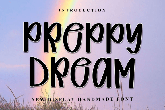 Preppy Dream: A Festive Typeface for Holiday Designs