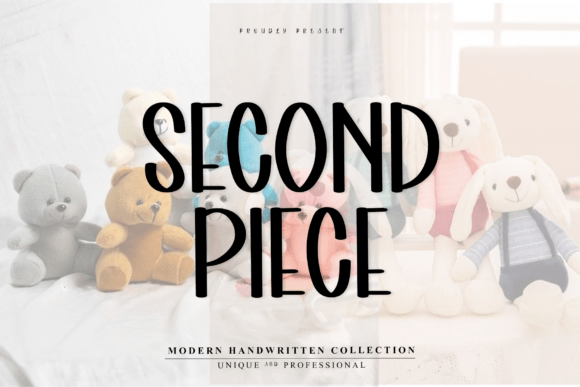 Second Piece: A Handwritten Display Font That Brings Personality to Your Brand