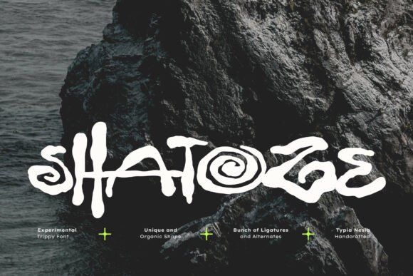 Shatoze: The Raw, Rebellious Urban Graffiti Font