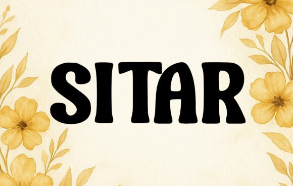Sitar: A Bold Retro Display Font for Modern Brands