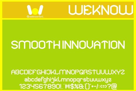 Smooth Innovation: A Futuristic Display Font for Modern Branding