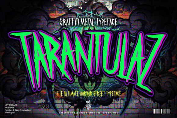 Tarantulaz: A Typeface That Commands Attention in Modern Design