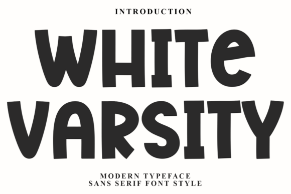 White Varsity: A Versatile Typography Choice for Modern Creative Projects