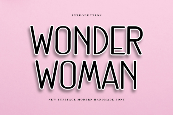 Wonder Woman Font: A Playful Touch for Creative Designs